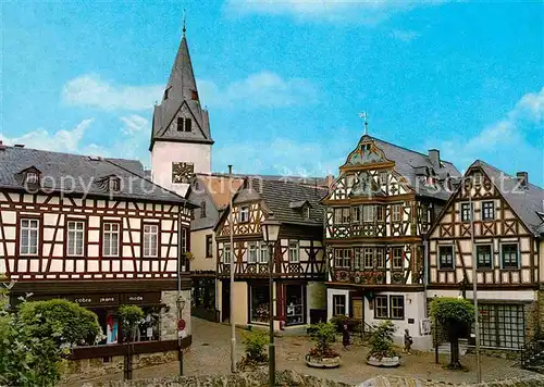 AK / Ansichtskarte Idstein Koenig Adolf Platz Altstadt Fachwerkhaeuser Kat. Idstein