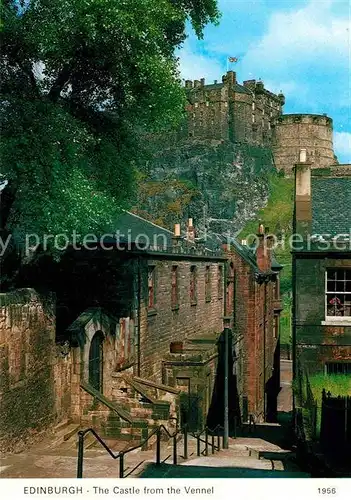 AK / Ansichtskarte Edinburgh Castel from the Vennel Kat. Edinburgh