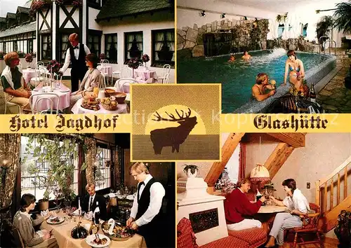 AK / Ansichtskarte Laasphe Bad Hotel Jagdof Glashuette Kat. Bad Laasphe