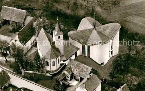 AK / Ansichtskarte Kaelberau Fliegeraufnahme bei Aschaffenburg Wallfahrtskirche  Kat. Alzenau i.UFr.