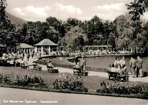 AK / Ansichtskarte Bad Wiessee Tegernsee Seepromenade