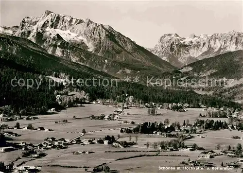 AK / Ansichtskarte Schoenau Berchtesgaden mit Hochkalter und Reiteralpe Kat. Berchtesgaden