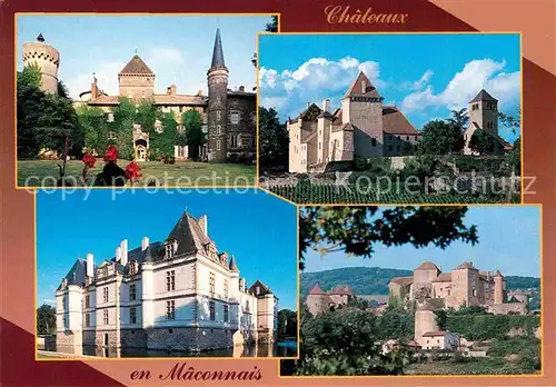 AK / Ansichtskarte Macon Saone et Loire Chateaux en Maconnais et Clunisois Schloesser Kat. Macon