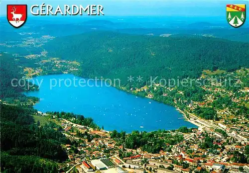 AK / Ansichtskarte Gerardmer Vosges Vue aerienne de la ville et du lac Kat. Gerardmer