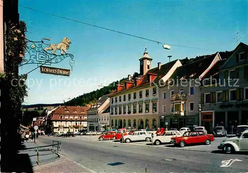 AK / Ansichtskarte Triberg Schwarzwald Marktplatz Kat. Triberg im Schwarzwald