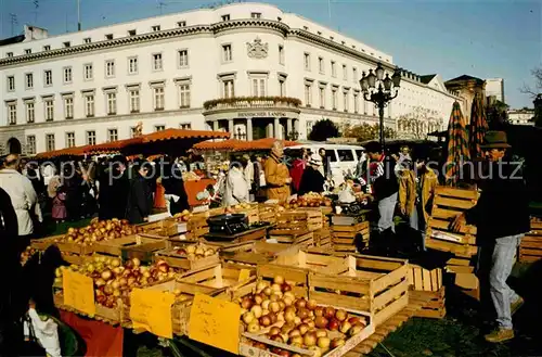 AK / Ansichtskarte Wiesbaden Hessischer Landtag Markt Kat. Wiesbaden