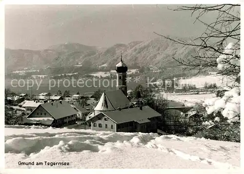 AK / Ansichtskarte Gmund Tegernsee Kirche Kat. Gmund a.Tegernsee