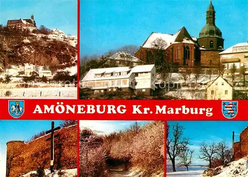 AK / Ansichtskarte Amoeneburg Burg Kreuz Teilansicht  Kat. Amoeneburg