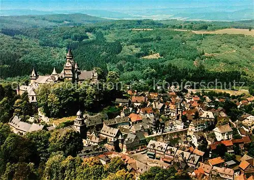 AK / Ansichtskarte Braunfels Fliegeraufnahme mit Schloss und Stadt Kat. Braunfels