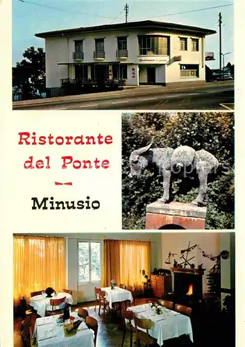 AK / Ansichtskarte Minusio Locarno TI Ristorante del Ponte Kat. Minusio