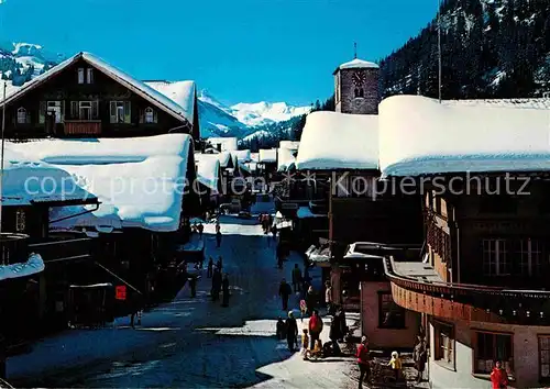 AK / Ansichtskarte Adelboden Dorfstrasse Kat. Adelboden