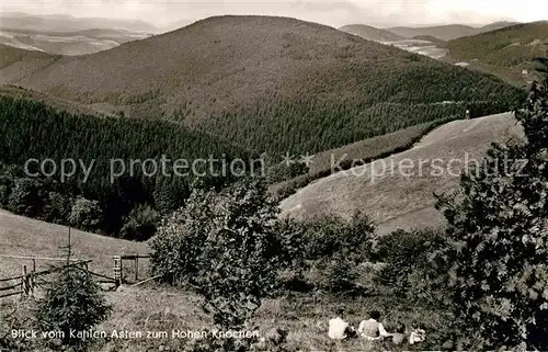 AK / Ansichtskarte Hochsauerland Kahlen Asten Hoher Knochen