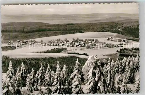 AK / Ansichtskarte Langewiese Panorama Winterlandschaft Kat. Winterberg