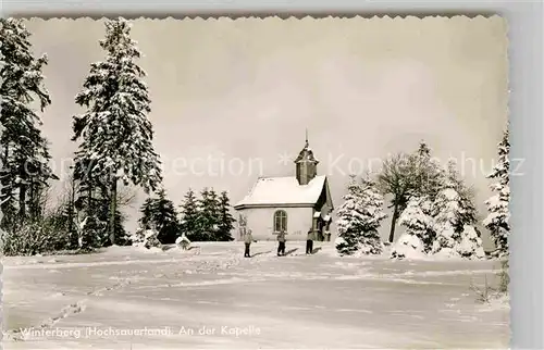 AK / Ansichtskarte Winterberg Hochsauerland Kapelle Winter Kat. Winterberg