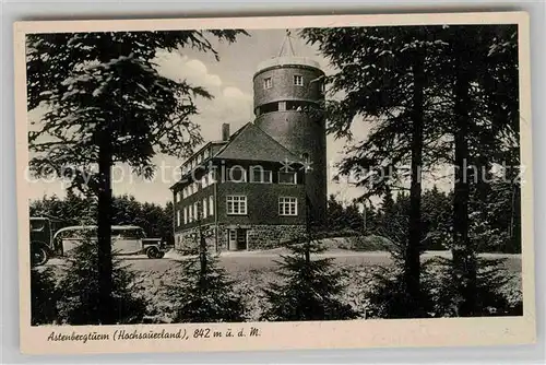 AK / Ansichtskarte Winterberg Hochsauerland Astenbergturm Gaststaette Kat. Winterberg