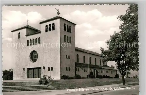 AK / Ansichtskarte Neheim Huesten Sankt Michael Kirche Kat. Arnsberg