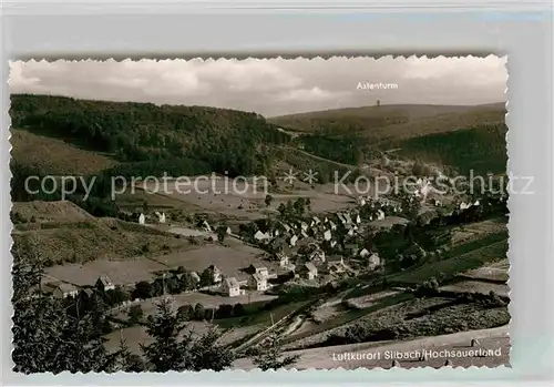 AK / Ansichtskarte Silbach Winterberg Astenturm Panorama