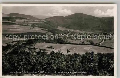 AK / Ansichtskarte Astenberg Blick nach Winterberg Kat. Schmallenberg