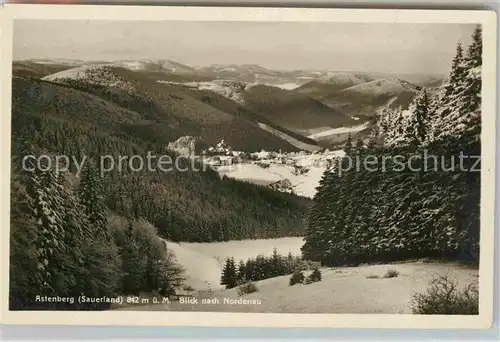 AK / Ansichtskarte Astenberg Blick nach Nordenau Kat. Schmallenberg