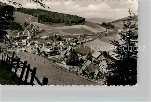 AK / Ansichtskarte Silbach Winterberg Panorama