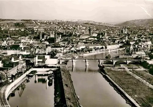 AK / Ansichtskarte Wuerzburg Stadtblick Kat. Wuerzburg