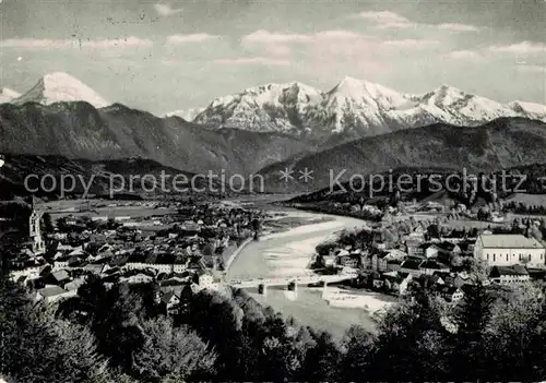 AK / Ansichtskarte Bad Toelz Isar mit Juifen und Demmljoch Kat. Bad Toelz