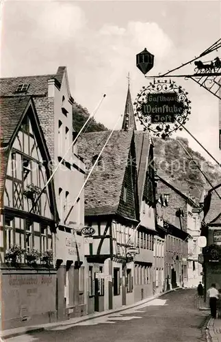 AK / Ansichtskarte Bacharach Rhein Oberstrasse Weinstube Jost  Kat. Bacharach