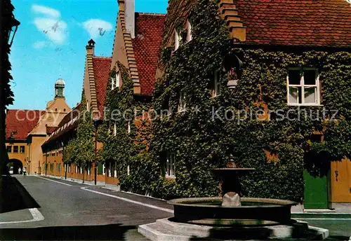 AK / Ansichtskarte Augsburg Fuggerei Brunnen Kat. Augsburg