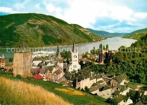 AK / Ansichtskarte Bacharach Rhein Panorama Kat. Bacharach