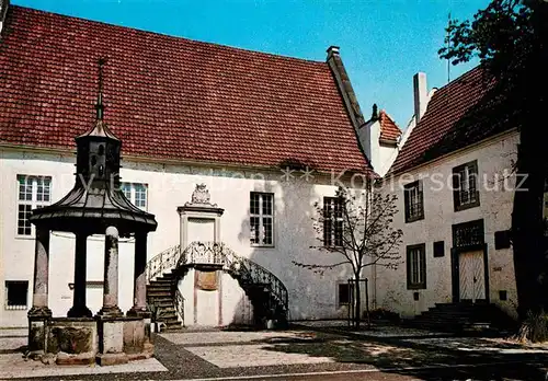 AK / Ansichtskarte Rheine Falkenhof Brunnen Kat. Rheine