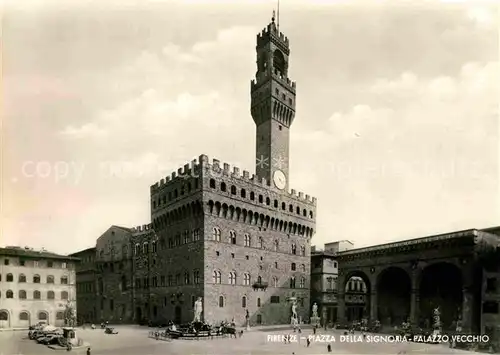 AK / Ansichtskarte Firenze Toscana Piazza Signoria Palazzo Vecchio Kat. Firenze