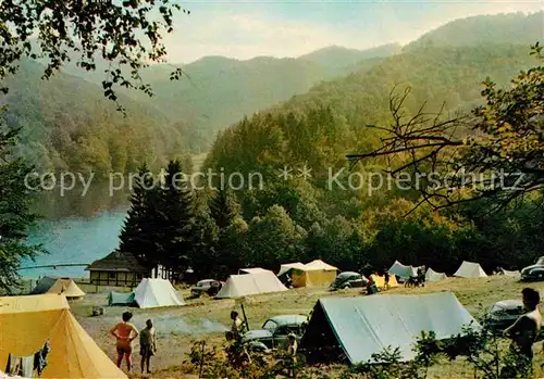 AK / Ansichtskarte Bad Lauterberg Campingplatz Wiesenbecker Teich Kat. Bad Lauterberg im Harz