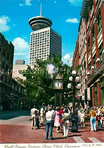 AK / Ansichtskarte Vancouver British Columbia World Famous Gastown Steam Clock Kat. Vancouver