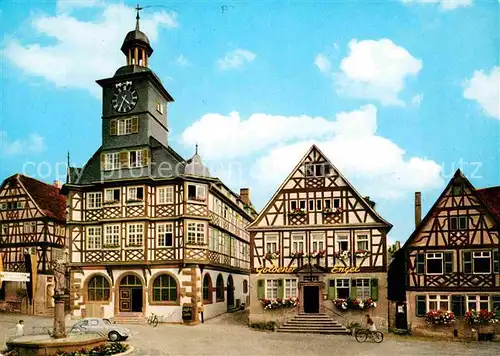 AK / Ansichtskarte Heppenheim Bergstrasse Restaurant Goldener Engel Kat. Heppenheim (Bergstrasse)