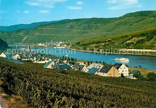 AK / Ansichtskarte St Aldegund und Neef an der Mosel Kat. Sankt Aldegund