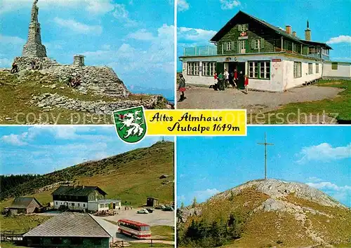 AK / Ansichtskarte Stubalpe Altes Almhaus Brandkogel Wolkerkogel Kat. Oesterreich