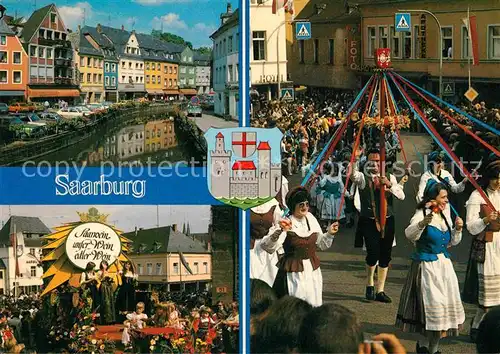 AK / Ansichtskarte Saarburg Saar Teilansichten Festzug Kat. Saarburg