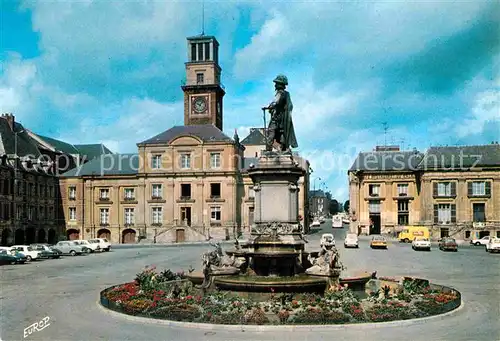 AK / Ansichtskarte Charleville Mezieres Hotel de Ville Statue de Charles de Gonzague Place Ducale Kat. Charleville Mezieres