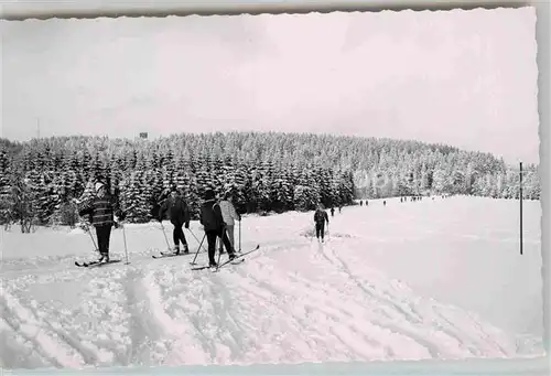 AK / Ansichtskarte Lenneplaetze Wintersport Langlaeufer Winteraufnahme Kat. Winterberg