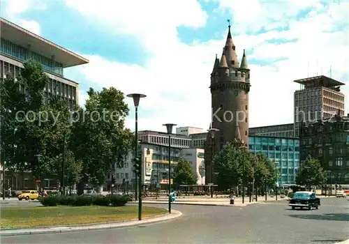 AK / Ansichtskarte Frankfurt Main Am Eschenheimer Turm Kat. Frankfurt am Main