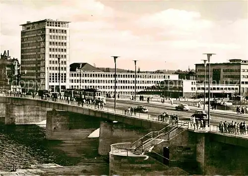 AK / Ansichtskarte Frankfurt Main Friedensbruecke Kat. Frankfurt am Main