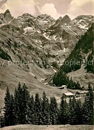 AK / Ansichtskarte Einoedsbach Trettach Maedelgabel Kat. Oberstdorf