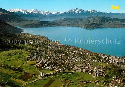 AK / Ansichtskarte Zug ZG Fliegeraufnahme Kat. Zug