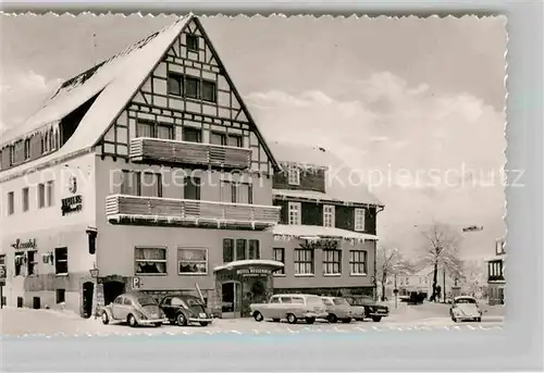 AK / Ansichtskarte Winterberg Hochsauerland Hotel Hessenhof Winterlandschaft Kat. Winterberg