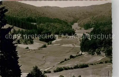 AK / Ansichtskarte Bromskirchen Landschaftspanorama Talblick Kat. Bromskirchen