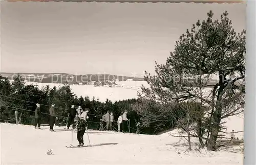 AK / Ansichtskarte Altastenberg Skipiste Kleiner Nordhang Wintersportplatz Kat. Winterberg