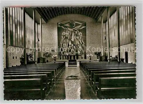 AK / Ansichtskarte Lich Hessen St Paulus Kirche Inneres Kat. Lich