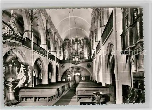 AK / Ansichtskarte Lich Hessen Marienstiftskirche Inneres Kanzel Kat. Lich