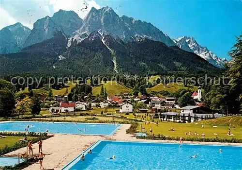 AK / Ansichtskarte Grainau Zugspitz Bad Alpspitze Kleiner Grosser Waxenstein  Kat. Grainau