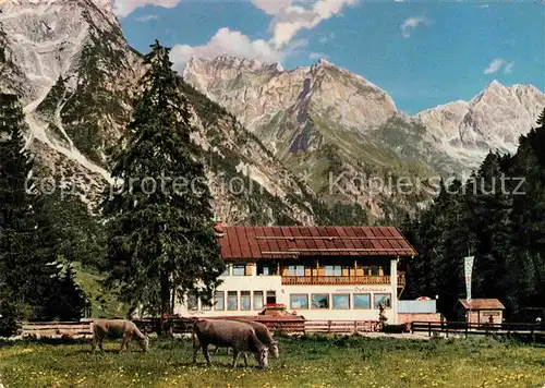 AK / Ansichtskarte Oytal Oytalhaus Schneck Himmelhorn Grossen Wilden Kat. Oberstdorf